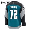 Lasten NHL San Jose Sharks Pelipaita 2025-26 Fanatics Premium William Eklund Alternate Teal